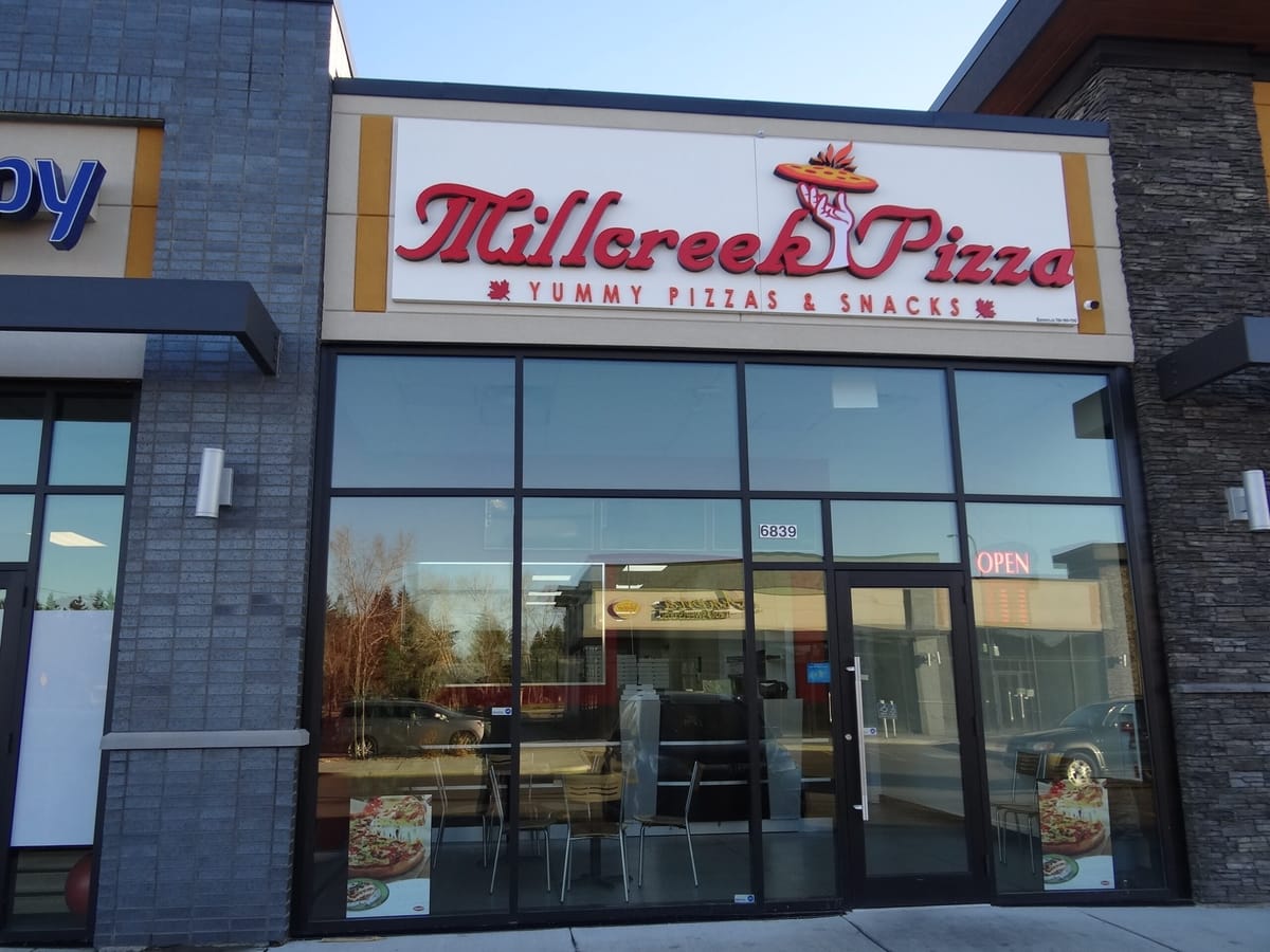 Millcreek Pizza Ellerslie storefront